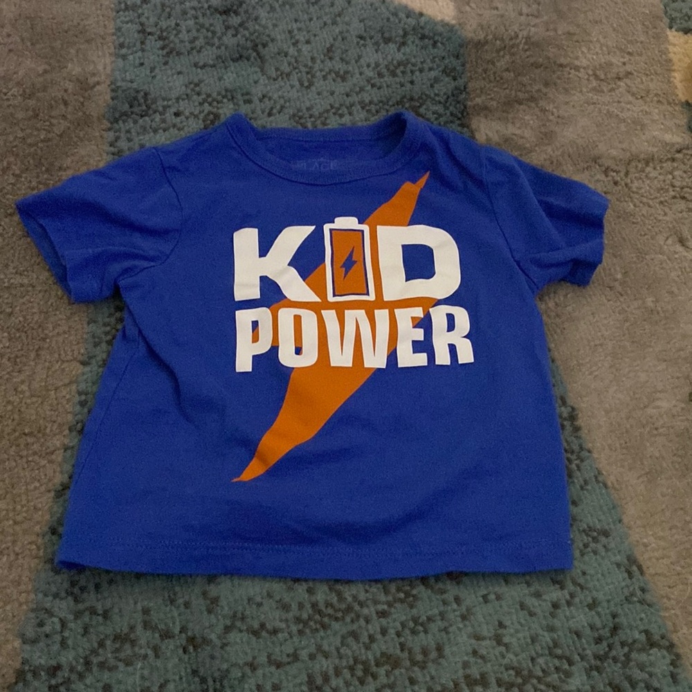 Baby boy 12-18 kid power tee